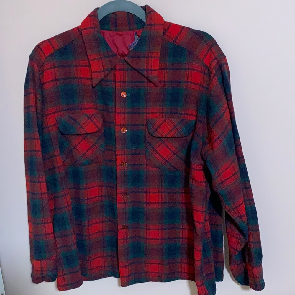 1990’s Vintage Pendleton Plaid Button Down
